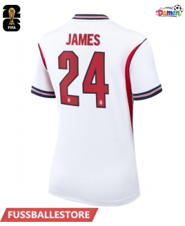 Günstige England Reece James #24 Heimtrikot Damen WM 2026 Kurzarm